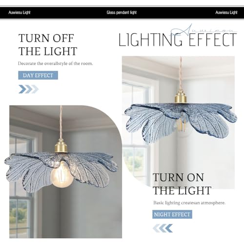 Modern Blue Glass Hanging Lighting 1