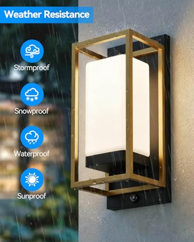 Dusk to Dawn Outdoor Wall Lights 2 Pack