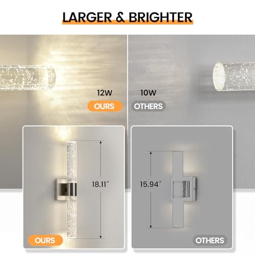 Modern LED Wall Sconces Set of Two