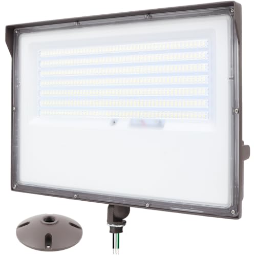 200W Outdoor LED Flood Light Dusk to Dawn with Knuckle
