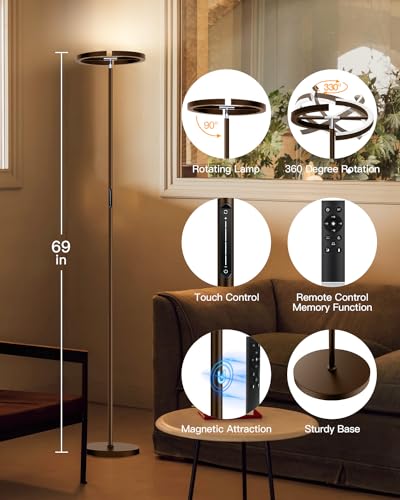 Brown Floor Lamp