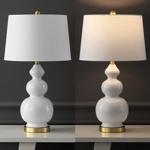 Bowen 27.5" Ceramic Triple Gourd Table Lamp