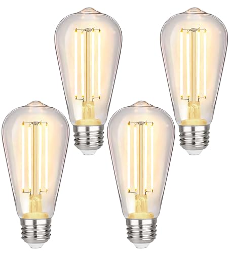 4 Pack Vintage LED Edison Bulbs (4 Count)
