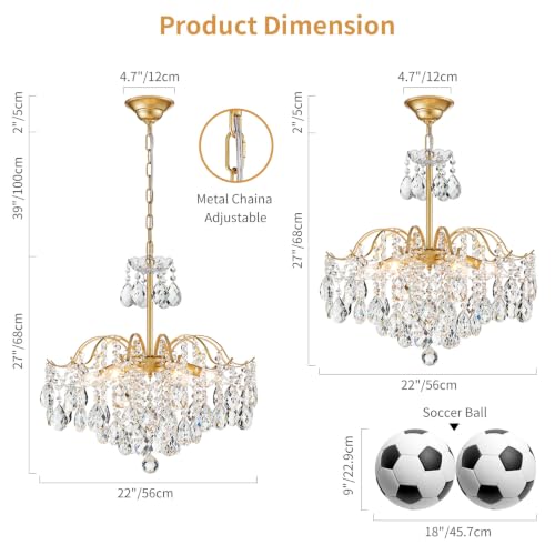 Modern Contemporary K9 Crystal Glass Chandelier Pendant Ceiling Lighting Fixture