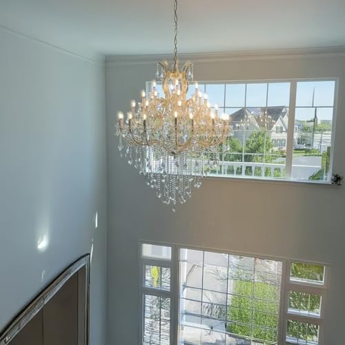 Large Gold Chandelier Light Fixtures