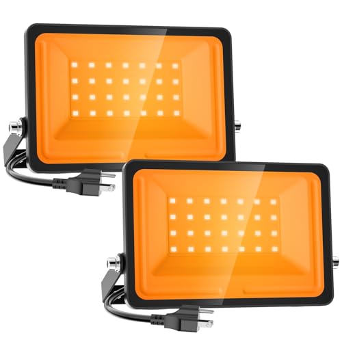 Orange Halloween Flood Lights (Orange)
