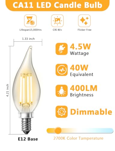 Chandelier Light Bulbs (24 Count)