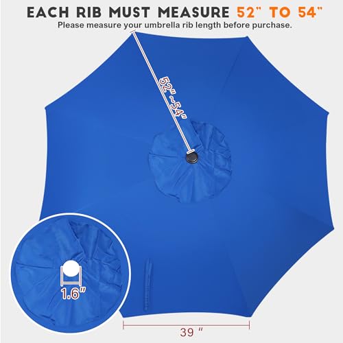 9ft Patio Umbrella Replacement Canopy