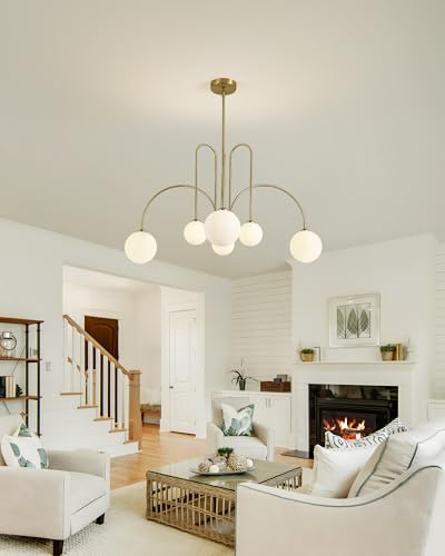 Gold Sputnik Chandelier
