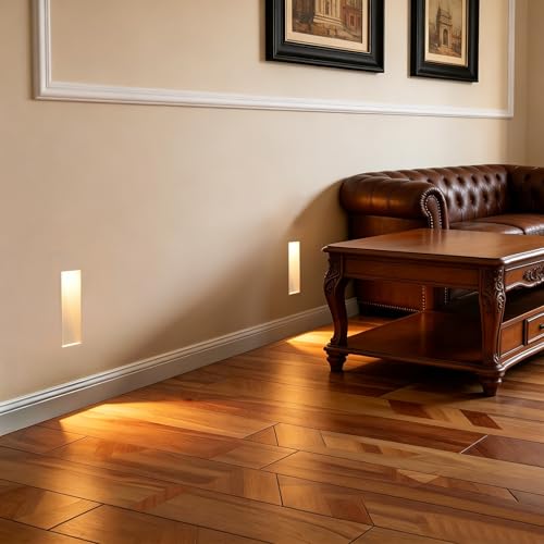 12 Pack Trimless Recessed Step Lights (12 Count)