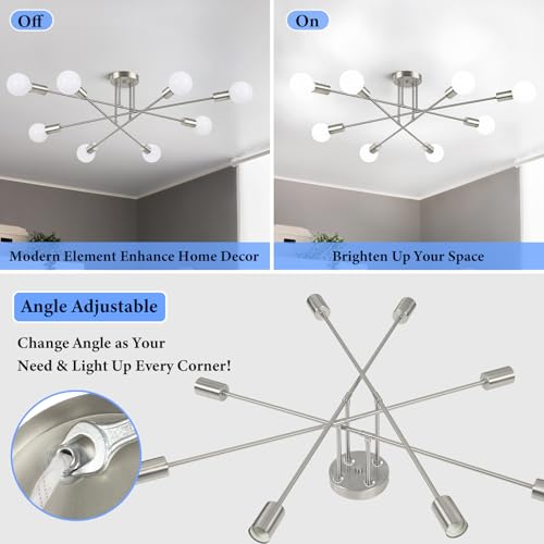 Modern Sputnik Chandelier 8