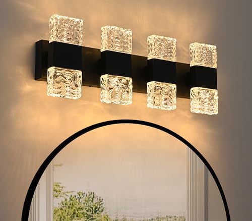 LED Bathroom Vanity Light 32W Crystal Vanity Light Bar 23.6 in