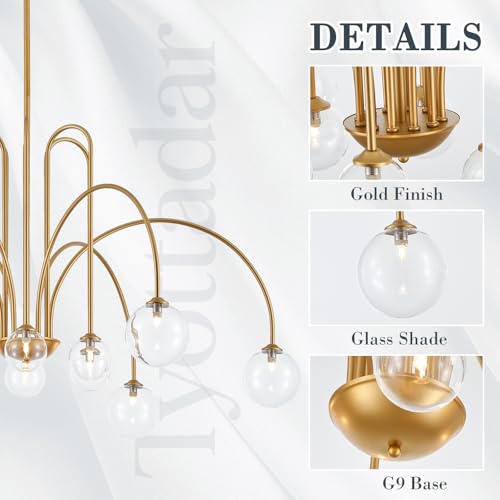 12 Light Large Sputnik Chandelier Light Fixture