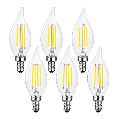 LED Candelabra Bulbs 60 Watt Equivalent (6 Count)
