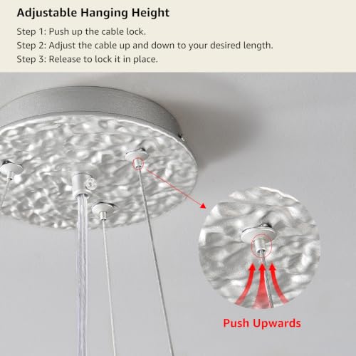 6 Light Capiz Shell Chandeliers 18 Inch Modern Coastal Light Fixture