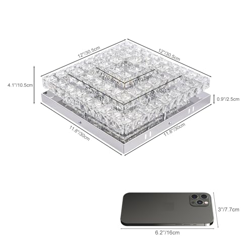 11.8" Crystal Ceiling Light