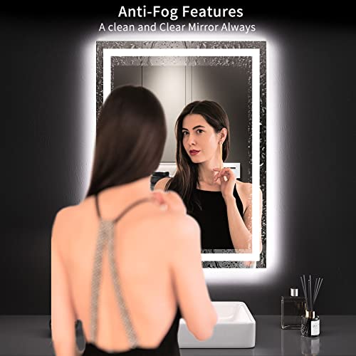 24"X32" LED Bathroom Mirror with Lights