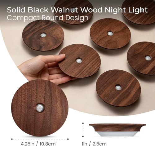Wood Motion Sensor Night Light Indoor