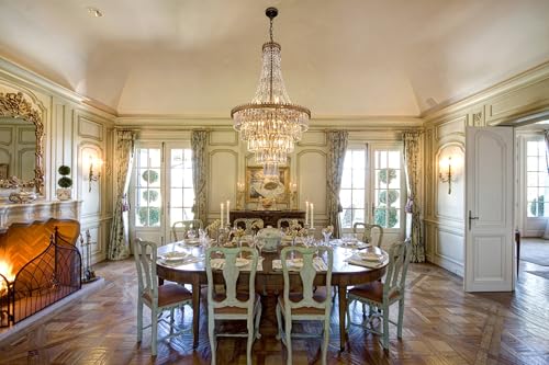 French Empire Crystal Chandelier for Entryway 11 Lights