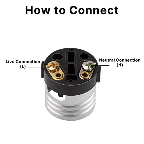 E26 Vintage Lamp Socket (4 Count)