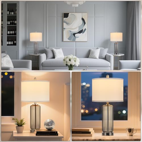 Modern 27" Touch Table Lamp (2 Count)