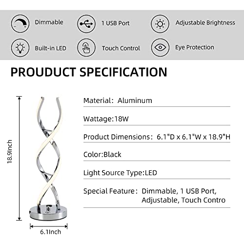 LED Modern Table Lamp