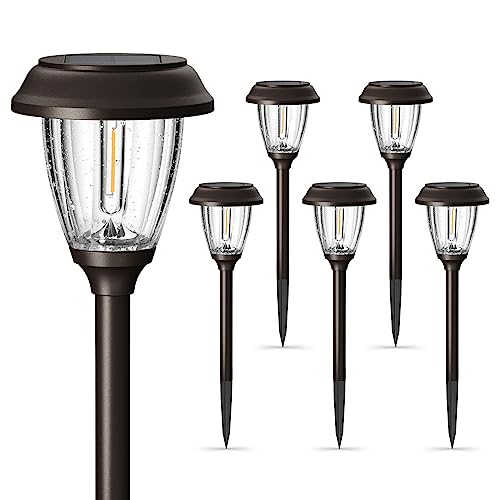 Solar Pathway Lights Outdoor (6 Count)