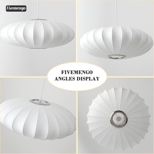 23.6in Lantern Pendant Light Bubble Saucer