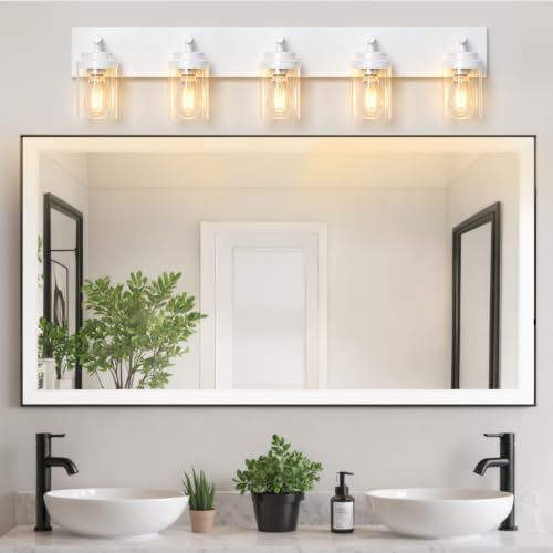 Bathroom Light Fixture White