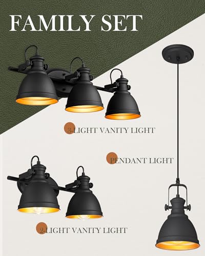 Black Industrial Pendant Lights Kitchen Island