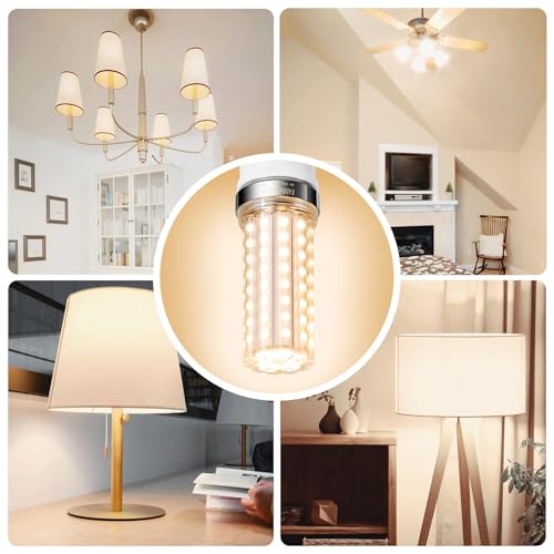 LED Corn Light Bulb 150W Equivalent 2000 Lumen 3000K Warm White 20W E26 (4 Count)