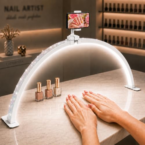 Half Moon Light for Nail Desk