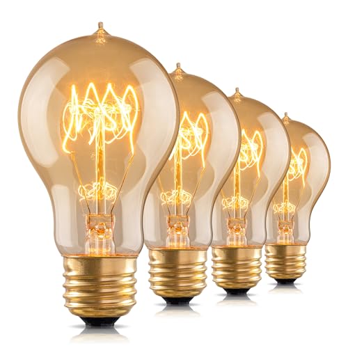 Warm Incandescent Light Bulbs 60 Watt (4 Count)