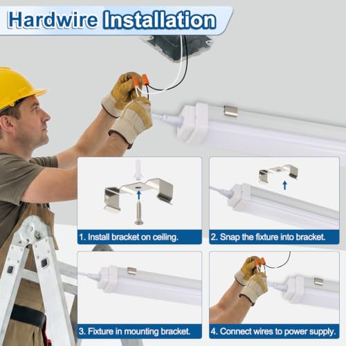 8FT LED Shop Light 1Pack