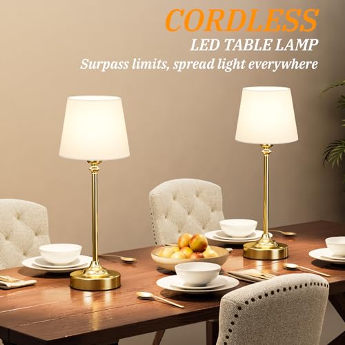 Cordless Table Lamps Rechargeable Set (2 Count)