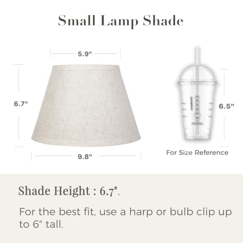 Beige Empire Lamp Shades Set of 2