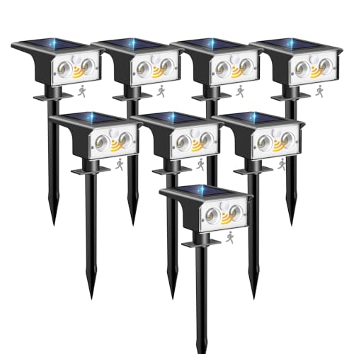 8 Pack Solar Lights Outdoor Waterproof (8 Count)