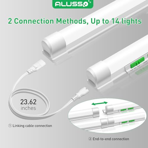 4FT LED Shop Lights with 5CCT Selectable (10 Count)