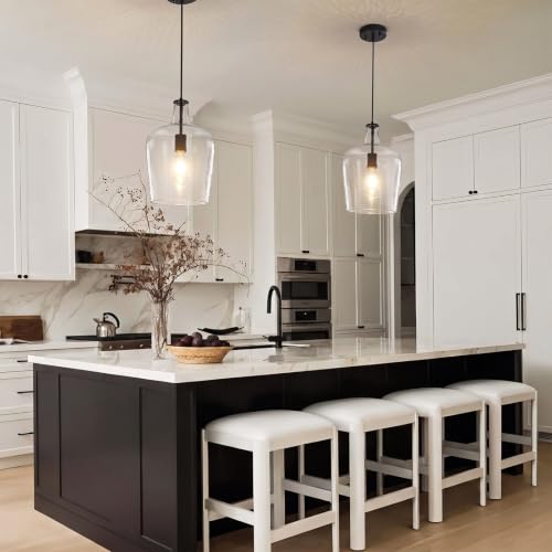 9.3" Blown Glass Pendant Lighting for Kitchen Island