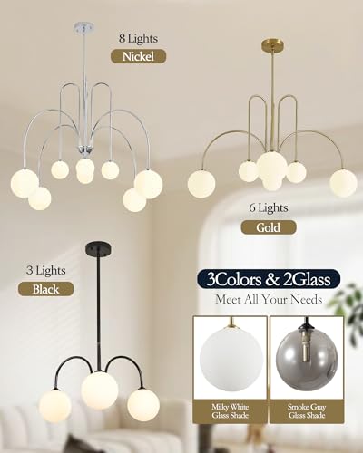 Nickel Sputnik Chandelier