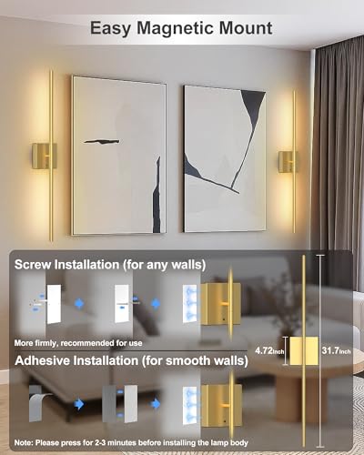 Battery Powered Wall Sconce Set of Two (2 Count)