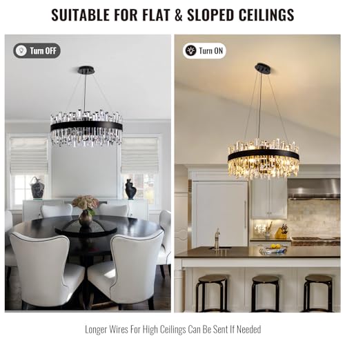 23.6'' Modern Crystal Chandelier