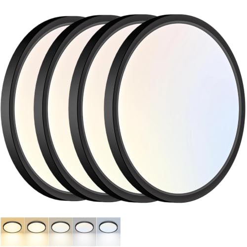 4 Pack 7Inch LED Flush Mount Ceiling Light 5 Color Temperatures (4 Count)