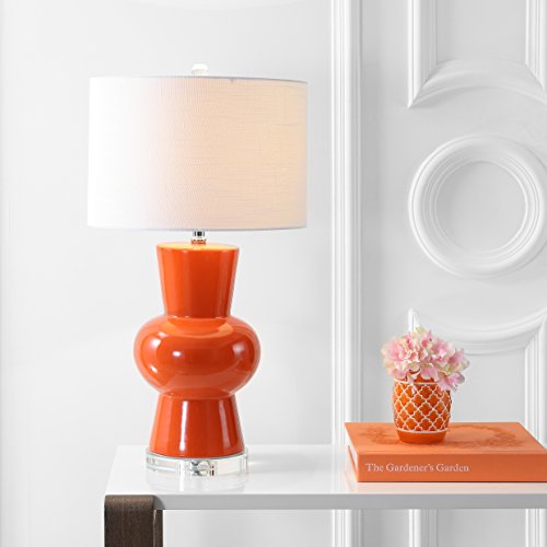 Julia Hourglass 28.5" Ceramic Bedside Table Lamp