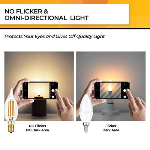 Candelabra Light Bulbs 2700K (24 Count)