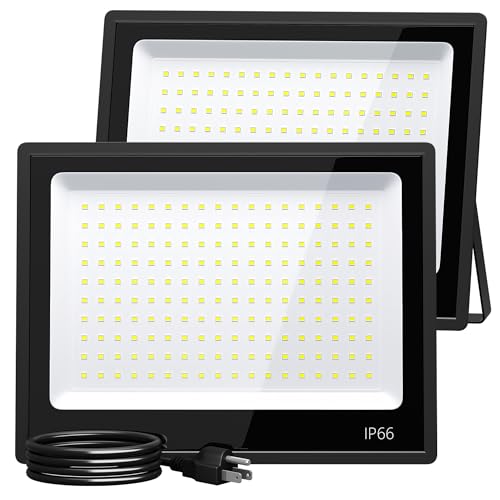 150W LED Flood Light Outdoor (2 Count)