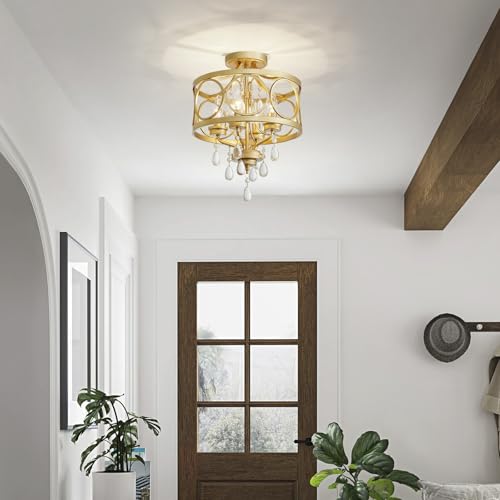 Crystal Ceiling Light Fixture