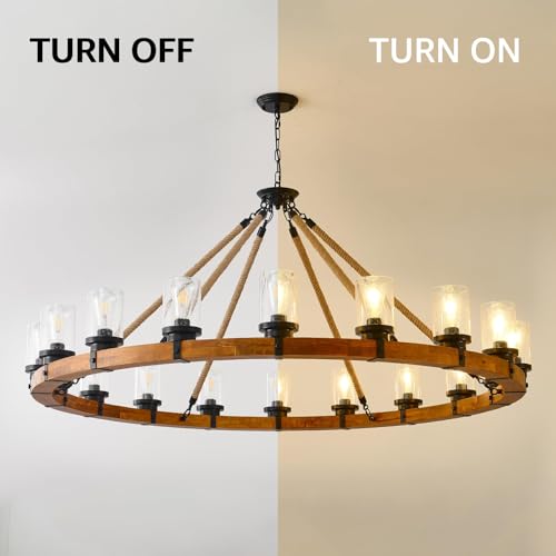 60 Inch Farmhouse Chandelier 18