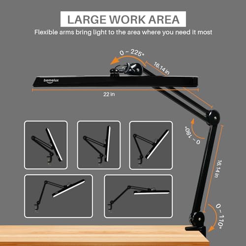 LED Architect Desk Lamp with Clamp