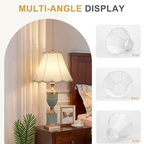 Scalloped Lamp Shades Set of 2 (2 Count)